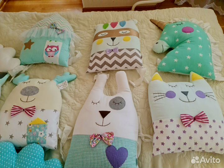 Бортики для детской кроватки