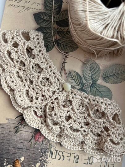 Воротник вязаный крючком
