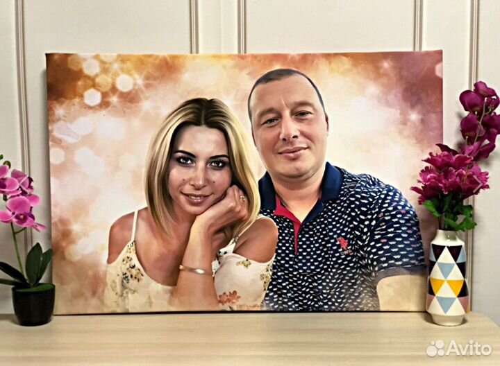 Портрет на холсте по фото