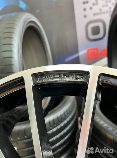 Спицы 222 стиль r19 5*112 гравировка amg