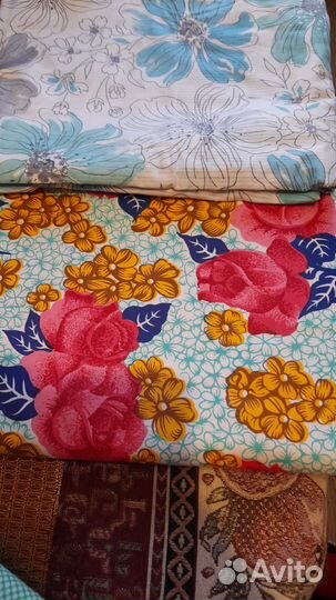 Отрез ткани ситец СССР