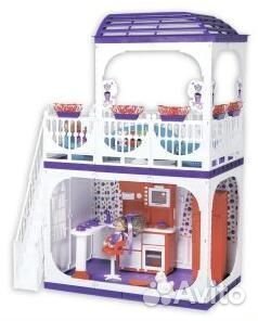 Огонёк Дом Конфетти С-1334, белый/фиолетовый