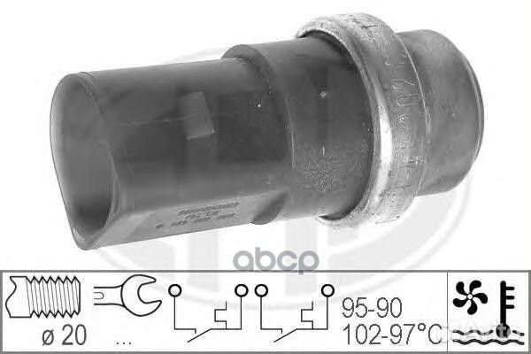 Термовыключатель, вентилятор радиатора audi A2