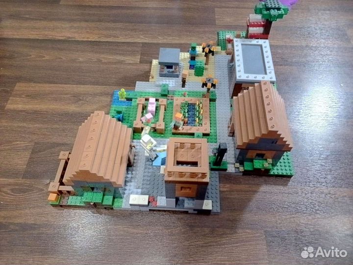 Аналог Лего деревня Майнкрафт