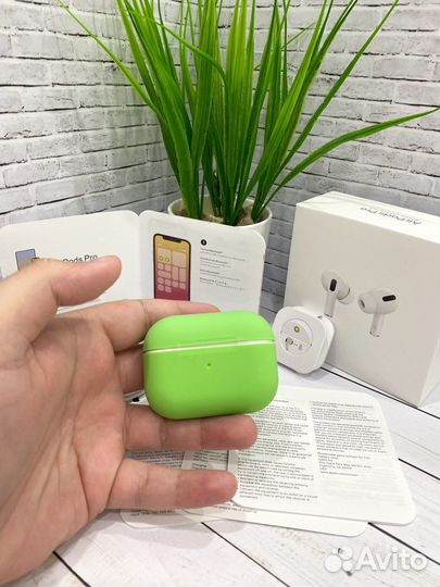 Airpods Pro новые + чехол + гарантия