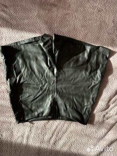 Шорты женские кожаные 46