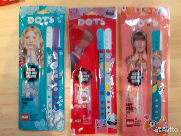 Набор для творчества браслеты lego dots,тайлы