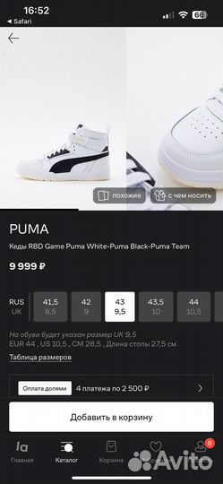 Puma RBD game