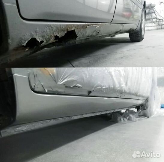 Пороги Dodge Caravan Ремонтные