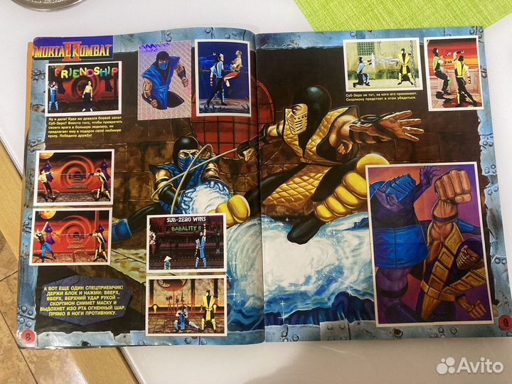 Альбом с наклейками Мортал Комбат 90-х