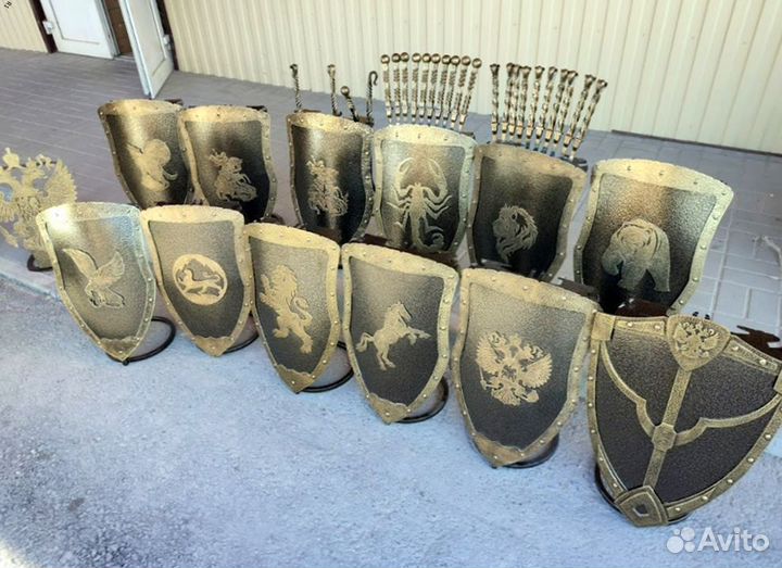 Щит подарочный/ подставка под шампуры