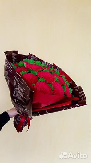 Букет из гофрированной бумаги