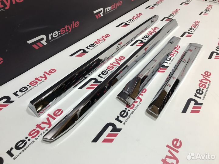 Молдинги Toyota Land Cruiser Prado 150 с18г Хром