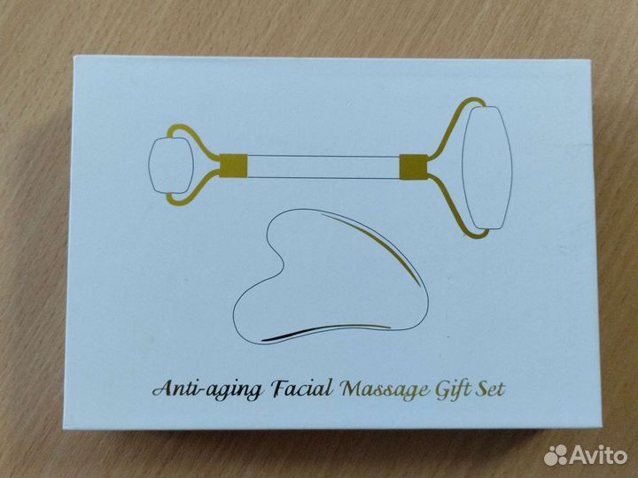 Массажер для лица (Розовый кварц)