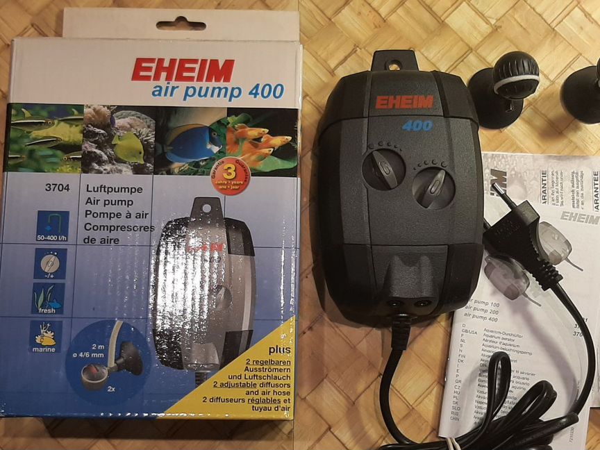 Eheim Air Pump 400 компрессор двухканальный с труб