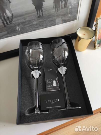 Бокалы для вина Versace Medusa Lumer Rosenthal