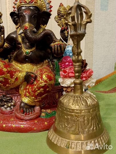 Чаша кованая поющая, колокольчик