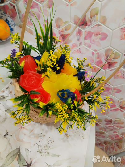 Букет из мыла