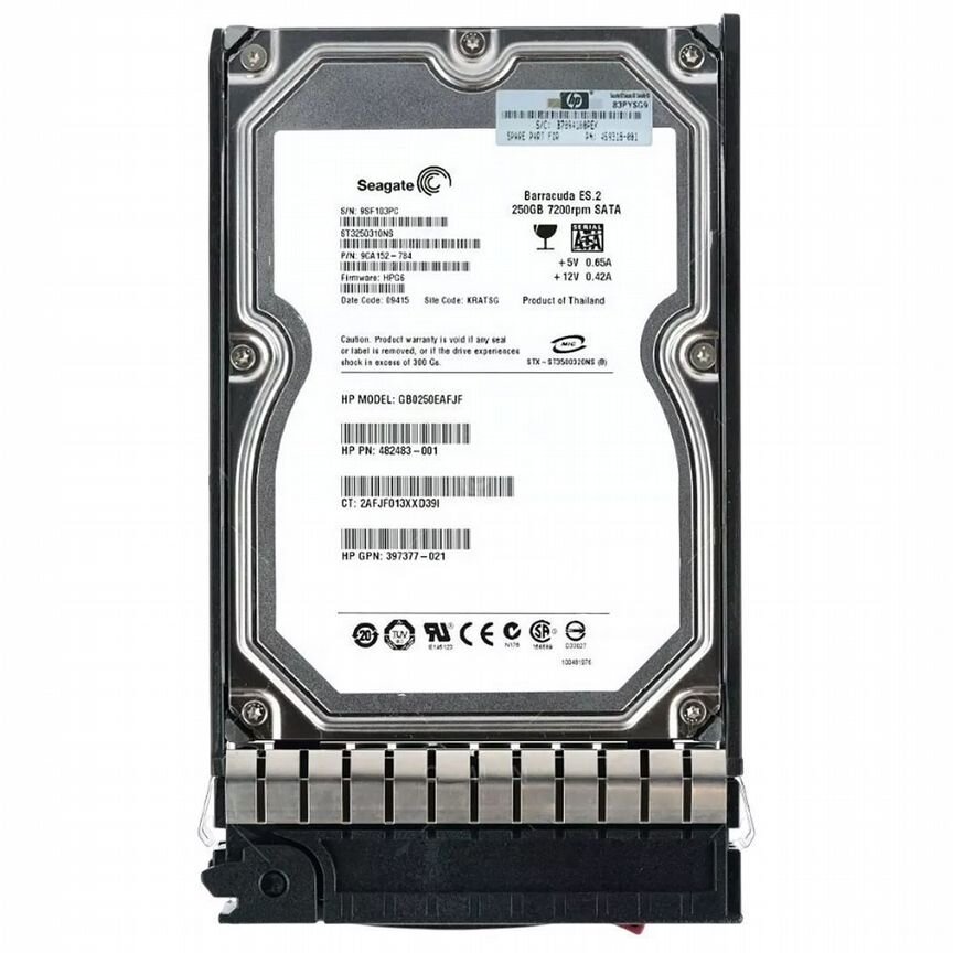 [459318-001] Жесткий Диск Hp 250gb Sata2 3,5" Hdd 459318-001