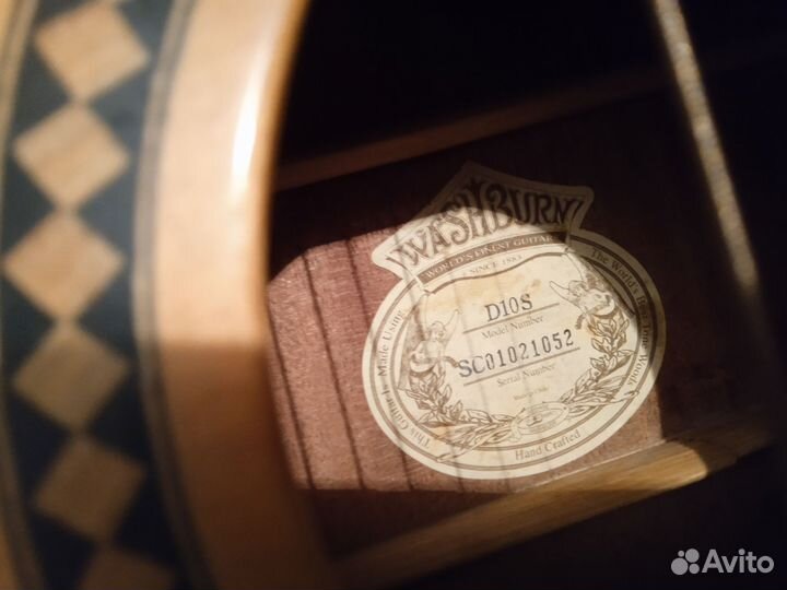 Акустическая гитара Washburn d10s