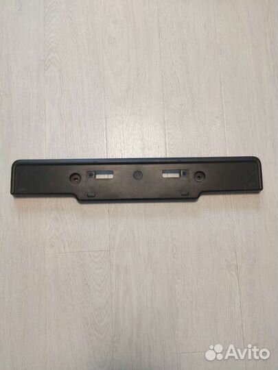 Решётка бампера, площадка номера на LC prado