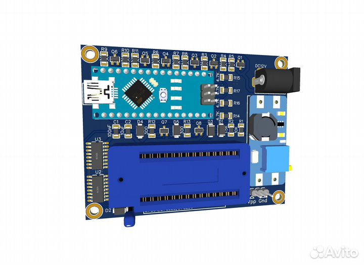 Печатная плата программатора пзу eprom 27С серии