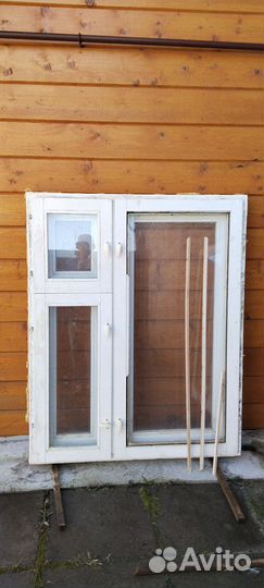 Деревянные окна со стеклопакетом бу
