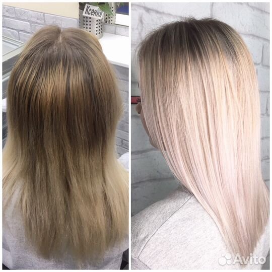 Сложное окрашивание волос (airtouch, балаяж)