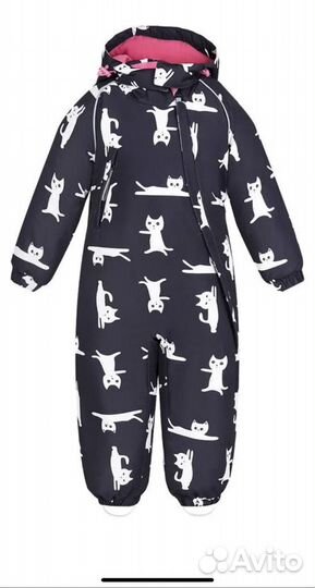 Комбинезон детский зимний Crockid р. 62-68 и шапка