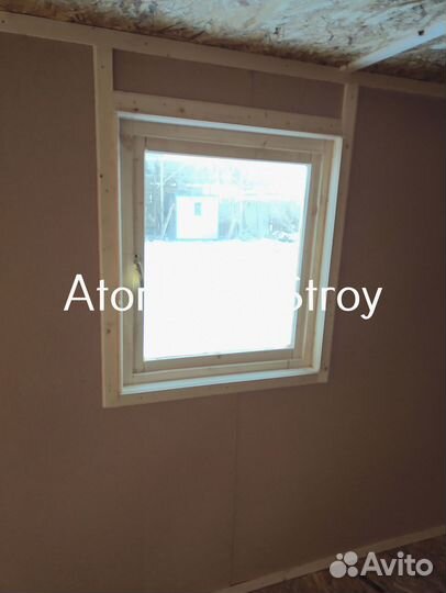 Бытовка деревянная утепленная с электрикой