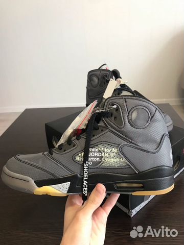 Jordan 5 Retro Off-White Black