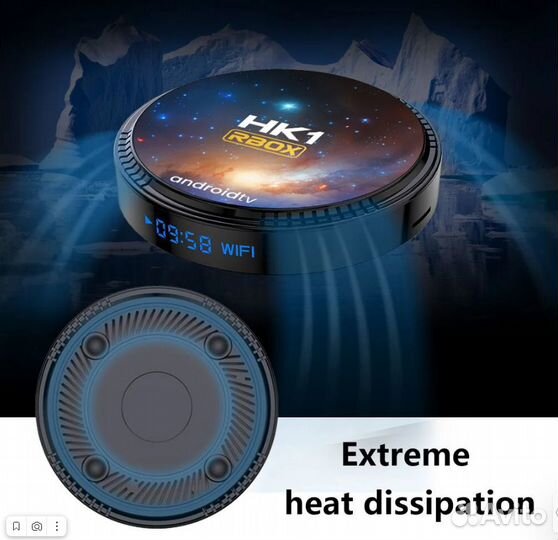 Смарт-WI-FI-4/32/64-тв прис-ка-HK1 rboxW2-ATV+Азро