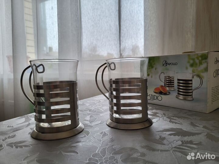 Кружка с подстаканником