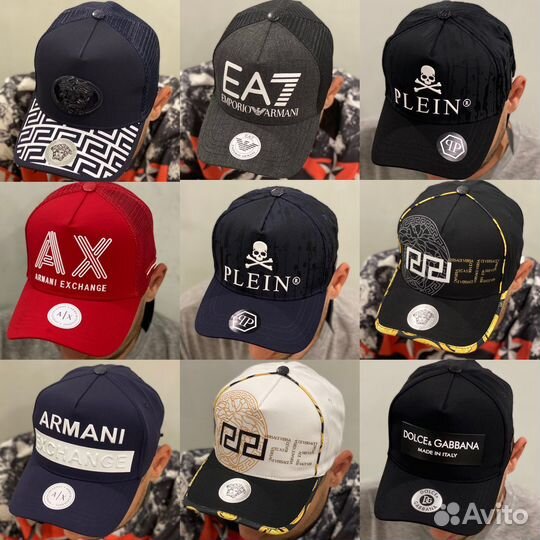 Бейсболка кепка разных брендов (premium)