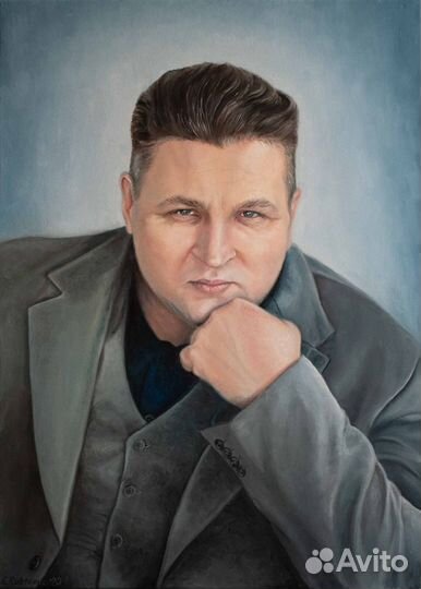 Портрет по фото маслом на заказ