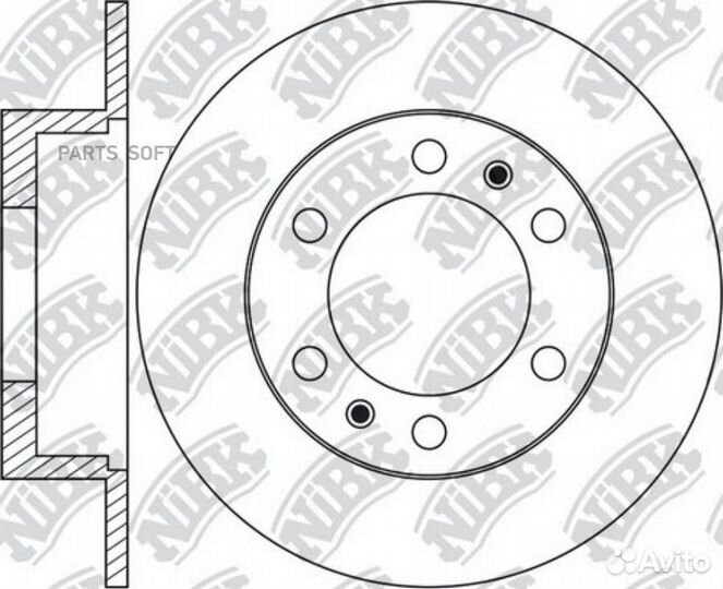 Диск тормозной задний RN1914