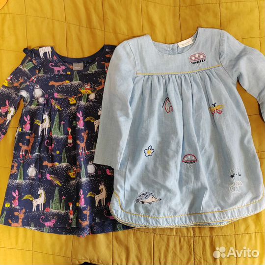 Платья и костюм для девочки 80-86