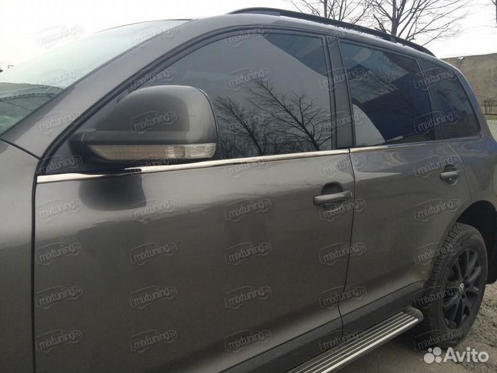 Молдинги стекол Volkswagen Touareg 2002-2010