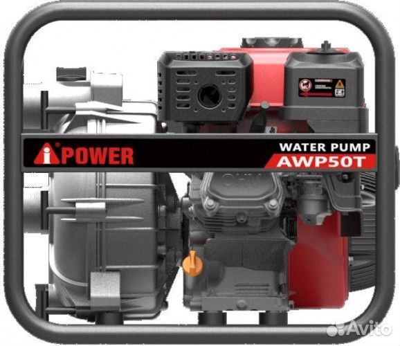 Мотопомпа бензиновая A-ipower AWP 50T для грязной воды 30221