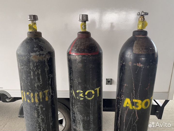 Заправка азотом /Доставка от 1 шт/ Обмен