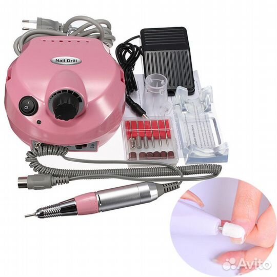 Машинка для маникюра US-202 /Гарантия 1 год/ Розов