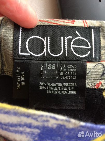 Шорты бермуды Laurel 44 вискоза лен