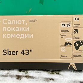 Телевизор Sber SDX-43F2120B, 43"(109 см)