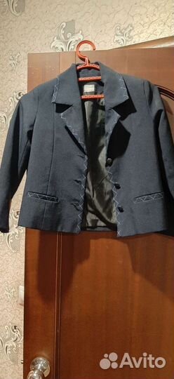 Пиджак школьный для девочки 122-128