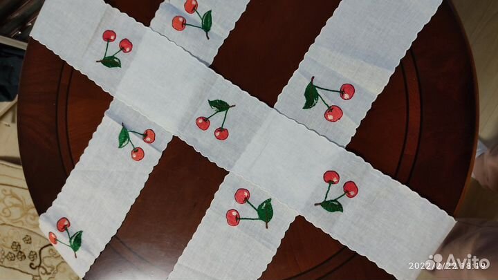 Салфетки вышивка ручная работа