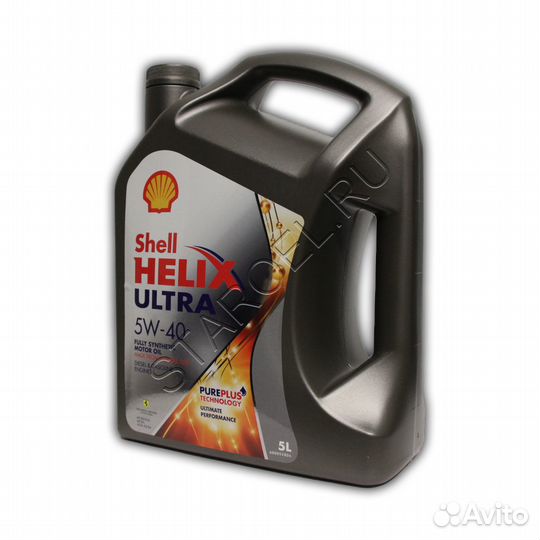Масло моторное shell helix ultra 5W-40 5л