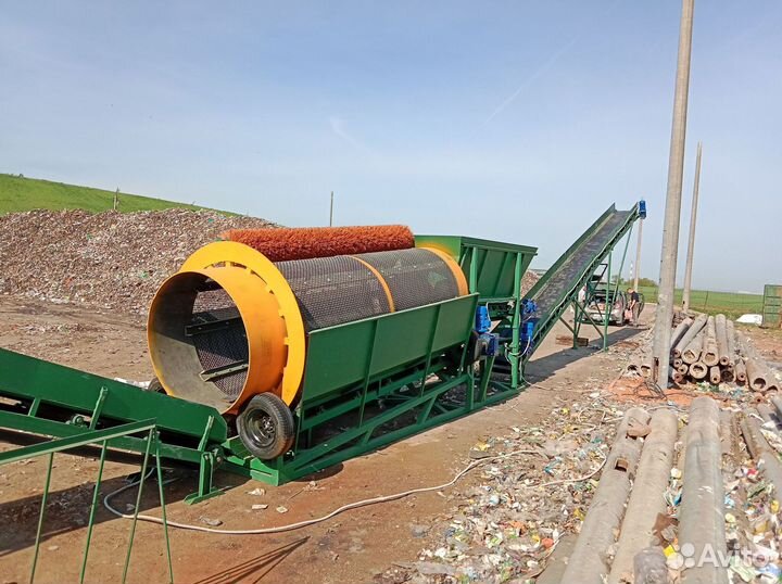 Сортировочный комплекс на базе барабанного грохота