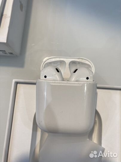 Беспроводные наушники Apple Airpods 2, оригинал