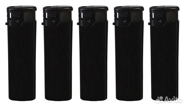 Зажигалка пьезо черная black оптом