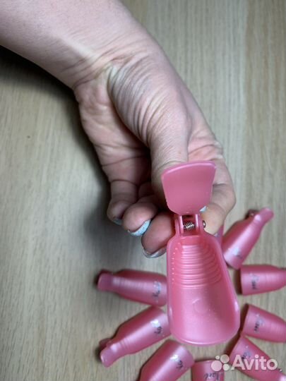 Зажимы (прищепки) для снятия гель-лака